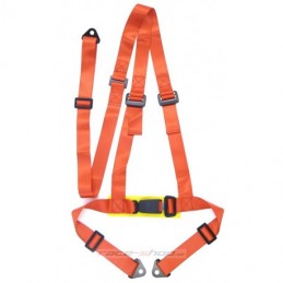 4 point Harness seat belt- red