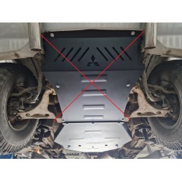 Skid plate - gearbox Mitsubishi Pajero 3 (V60, V70) ver2.