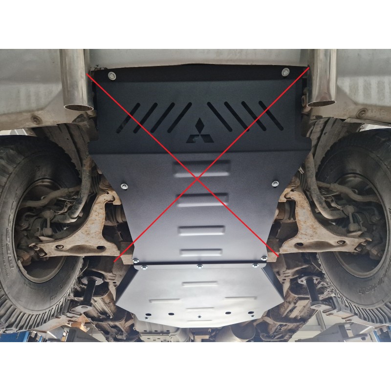 Sebességváltó védő Mitsubishi Pajero 4 (V80, V90)