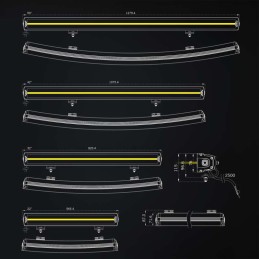 SIBERIA XP DRC LED BAR 42″-ívelt