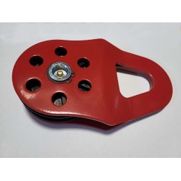 Snatch block for synthetic rope 8t