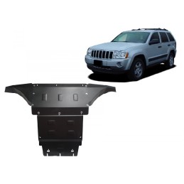 Hűtő, motor haspáncél szett, 2mm acél- Jeep Grand Cherokee WK