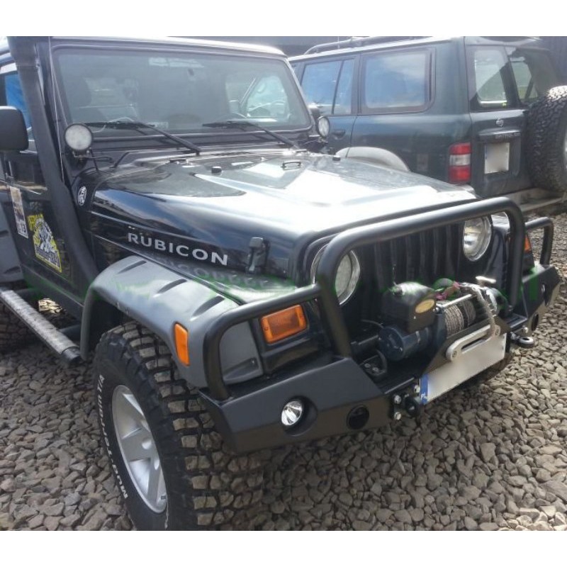 Front bumper Jeep Wrangler TJ with bullbar